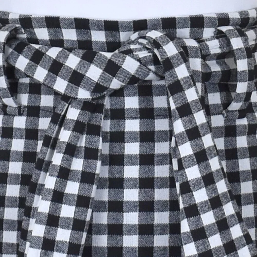 Anthropologie Maeve Gingham Plaid Pencil Skirt - XS